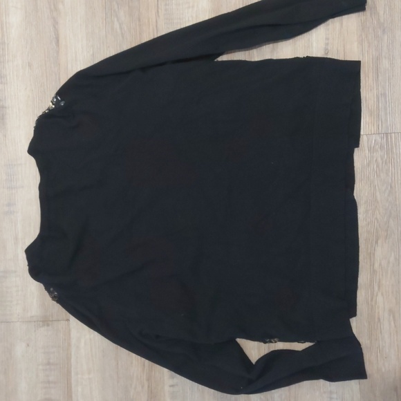 Charter Clubs Floral sequin Cardigan. - Picture 4 of 5